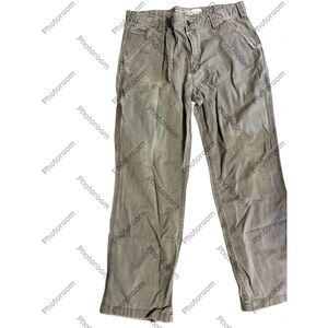 Carhartt Men's Relaxed Fit Canvas Work Pants 36x30  Gray Rugged Flex BN2291-M